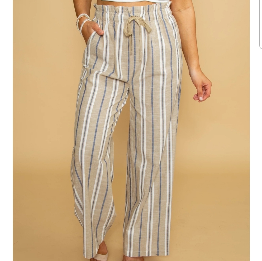 Cotton linen pants